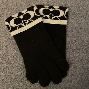 Black Coach Gloves